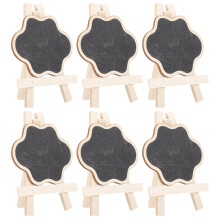 1Set Bordje Met Krijt En Standaard, Kleine Krijtborden
