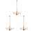 3Pcs Miniature Ceiling Lamp Tiny Luminous Sand Table Diy Material 4