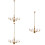 3Pcs Miniature Ceiling Lamp Tiny Luminous Sand Table Diy Material 9