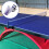 1Set Portable Table Tennis Net with Rack Nylon Iron Foldable Black 5