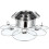 5 Sets Stainless Steel Stock Cooking Stewing Large Boiling Pot 1