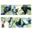 Black Bike Speedometer Waterproof Back Light Tachometer Computer 6