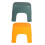 2Pcs Plastic Step Stool Nonslip Household Foot Stool for Bathroom Use 7