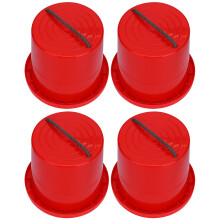 2Pairs Children Stilts Toy Red Plastic Walking Stepper for Balance