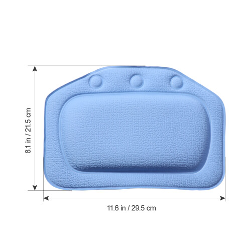 Headrest Accessories Bathtub Pillow Pvc Pillow Blue 1