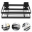 Raindrops Shower Wall Shelf Iron Hollow Wall Mounted 1set 6