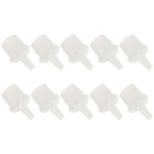100Pcs White ABS Lash Glue Bottle Plugs Durable Eyelash Extension Caps