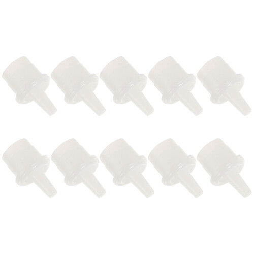 100Pcs White ABS Lash Glue Bottle Plugs Durable Eyelash Extension Caps