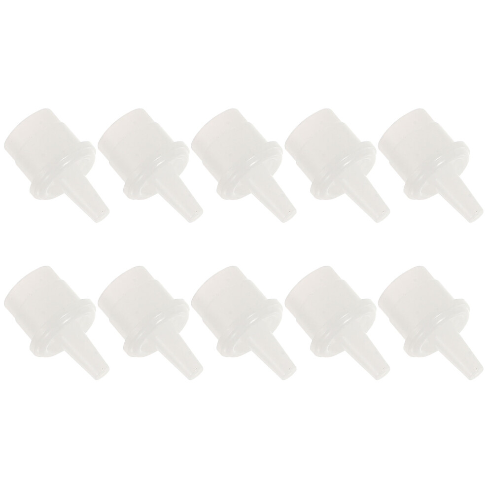 Aboofan White 100Pcs Abs Lash Glue Bottle Plugs Durable Eyelash Extension Caps