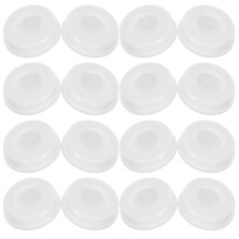 Masteelf 50 Pcs Poster Tube End Plugs Multi-Function Round Caps White