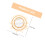 rattan flower circular mirror wall mounted bathroom dressing decor 2