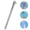 Silver Weather Vane Roof Mount Rod Versatile Antenna Support 2