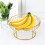 Kitchen Fruit Basket Metal Snack Storage Simple Room Use 1set 8