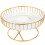Kitchen Fruit Basket Metal Snack Storage Simple Room Use 1set 1