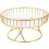 Kitchen Fruit Basket Metal Snack Storage Simple Room Use 1set 10