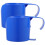 2Pcs Blue PP Pool Side Cup Holders Durable Drink Holders for Parties 4