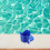 2Pcs Blue PP Pool Side Cup Holders Durable Drink Holders for Parties 5