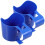 2Pcs Blue PP Pool Side Cup Holders Durable Drink Holders for Parties 6
