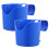 2Pcs Blue PP Pool Side Cup Holders Durable Drink Holders for Parties 7