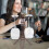 Stylish Iron Wine Glass Rack And Compact For Table Space 11