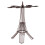 Stylish Iron Wine Glass Rack And Compact For Table Space 1