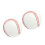 2Pcs Handmade White Baseballs for Sport Training and Practice Durable 1