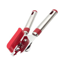 Stainless Steel Can and Bottle Opener with Ergonomic NonSlip Grip for Easy Kitchen Use