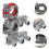 Mlins  2 Pcs Car Battery Terminal Terminals Connector Set 7