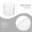 Plastic Measuring Cylinder Science Equipment 1pack For Teachers 10
