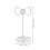 10Pcs Silver Iron Bow Tie Table Card Holders for Wedding Name and Memo 2