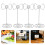 10Pcs Silver Iron Bow Tie Table Card Holders for Wedding Name and Memo 10