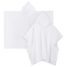 Waterproof Clear Poncho With Hood Portable And Lightweight 2pcs