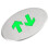 Stainless Steel Bidirectional Luminous Exit Sign for Emergency 6