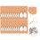 1Ensemble Blanks Sublimation Bois Et Fer Pour Création Boucles Blanc 5