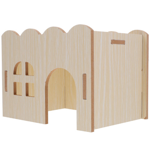 Hamster Hideout Chamber Natural Wood 1set