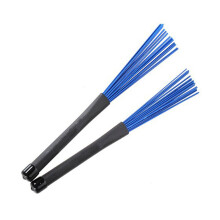Telescopic Nylon Drum Sticks Blue Black for Jazz Rock Drummers