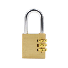 1Pc Durable Golden Suitcase Lock 4 Digit Combination for Backpacks