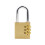 1Pc Durable Golden Suitcase Lock 4 Digit Combination for Backpacks 1
