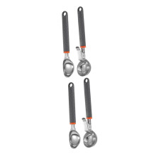 4pcs Stainless Steel Melon Baller and Ice Cream Scoop Set with Ergonomic Grip for Fruit and Desserts Ref: 7610