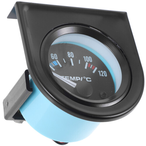 Inline Water Temp Gauge Round High Precision Measurement 1set 2
