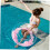 Inflatable Swim Ring for Adults, Thickened PVC Transparent Pool Float with LeakProof Design 5
