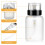 2 pcs plastic pump dispenser bottles for nail polish remover 9