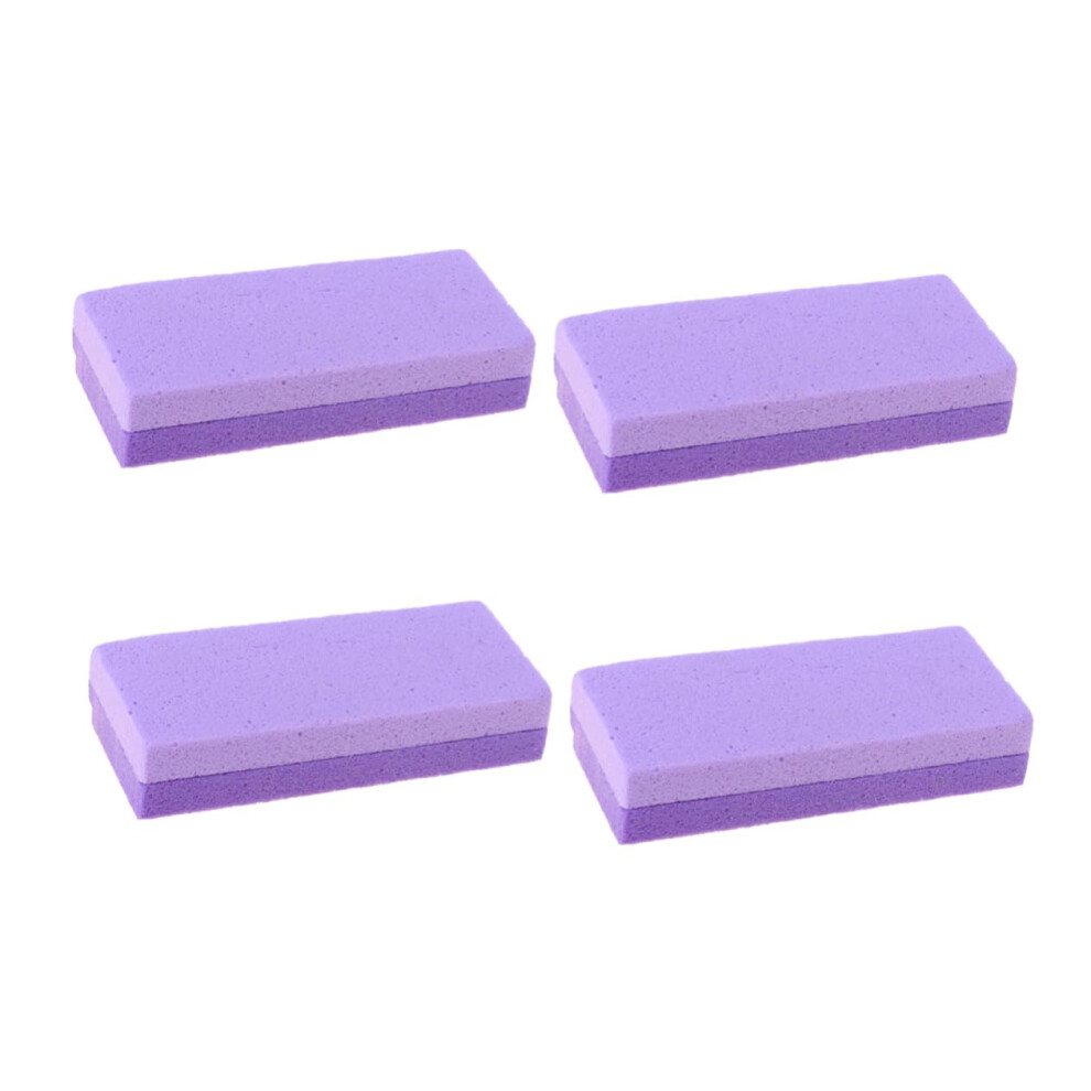 4pcs DoubleSided Foot Pumice Stone Dead Skin Remover for Smooth Feet and Travel Foot Care