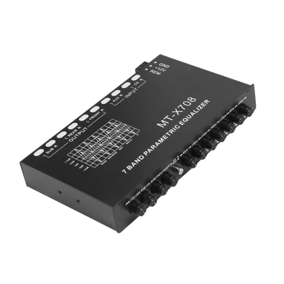 Car Audio Equalizer Adjustable Car Amplifier Graphic Equalizer For Enhanced Stereo Sound Quality 9113335442597