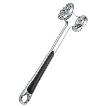 Zinc Alloy Meat Tenderizer Hammer DualSided Mallet for Beef Chicken Pork with Ergonomic Grip