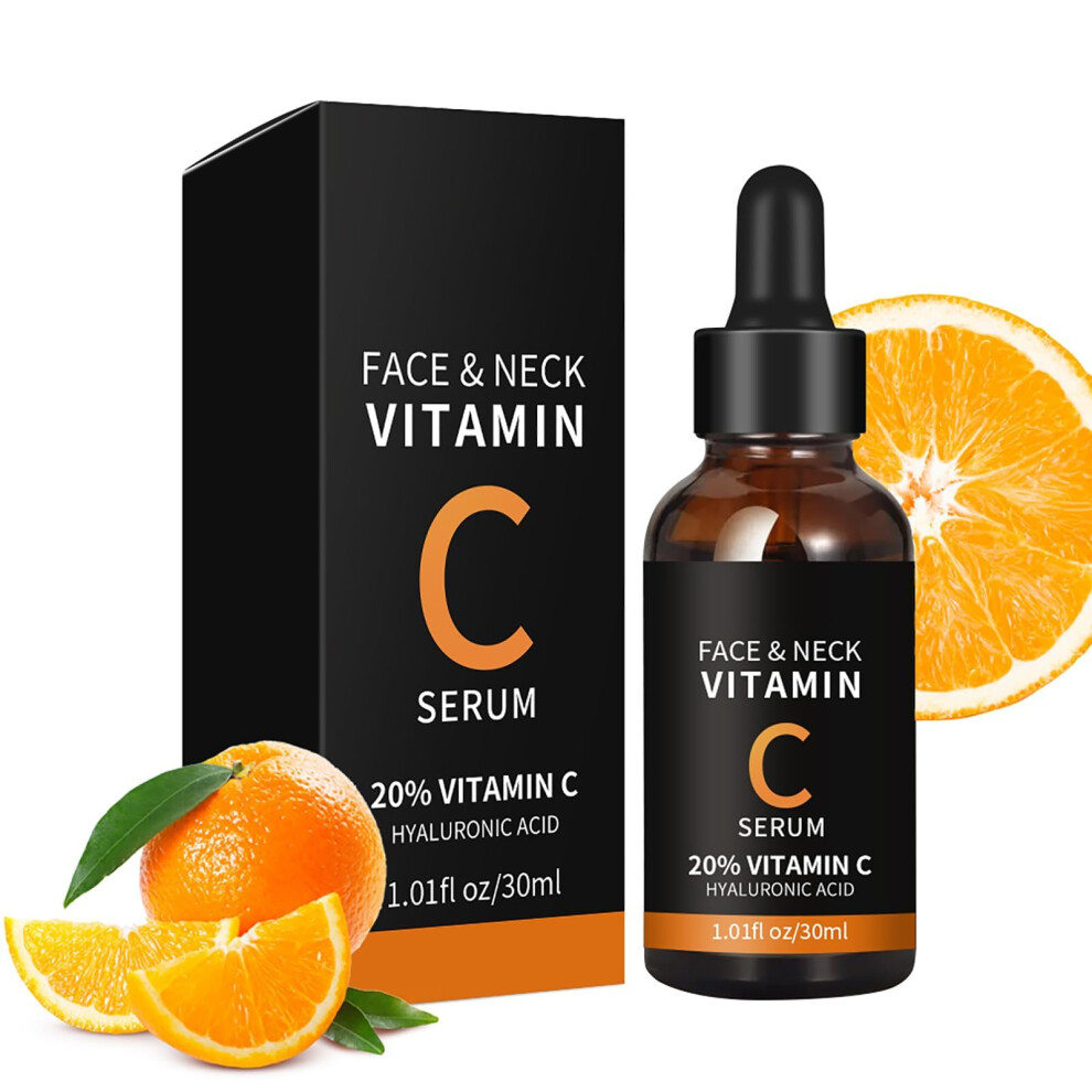 20% Vitamin C Serum for Face with Hyaluronic Acid Niacinamide Retinol Anti Aging Wrinkle Brightening