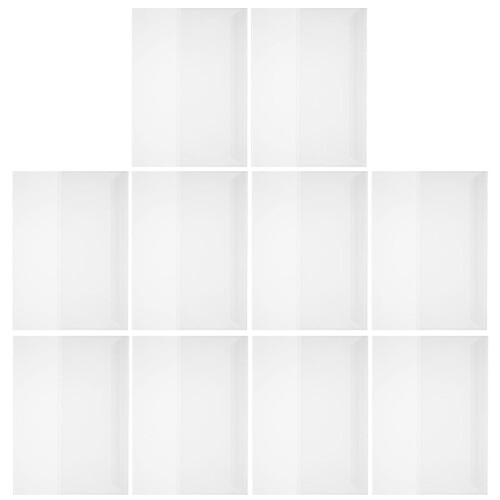 Transparent Book Protector Sleeves Durable Reusable Plastic