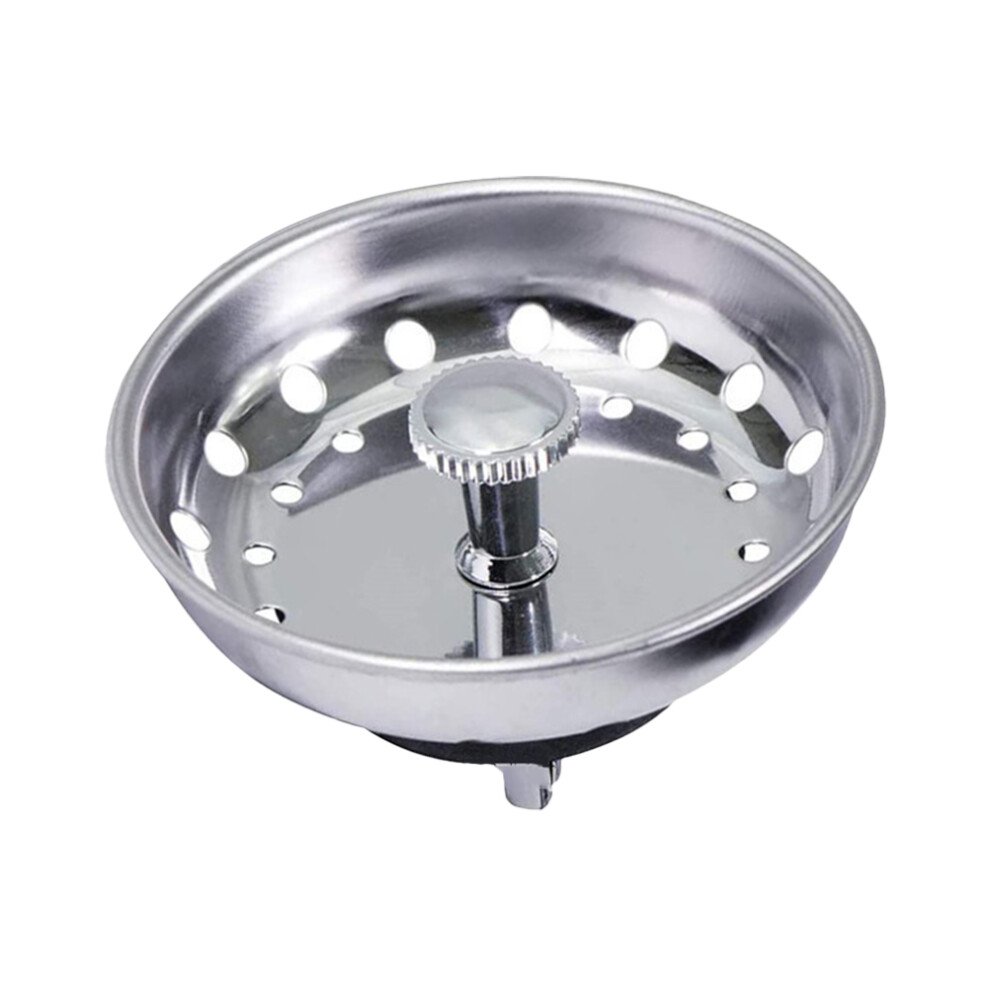 Photos - Tap Hidden Part 3Pcs Kitchen Sink Hole Cover Stainless Steel Drain Plug Rubber Seal