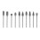 1Ensemble Ensemble Fraises Pour Gravure Tungstène Multi-Usages Argent 9