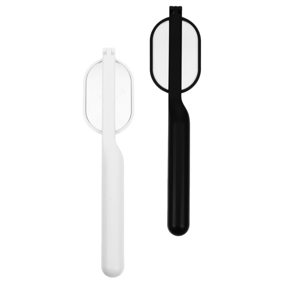 Artibetter 2Pcs Foldable Eyelash Extension Mirror Lightweight Acrylic For Makeup